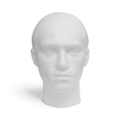 Male mannequin head - male, –