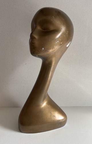 Vintage gold plastic swan neck - vintage,