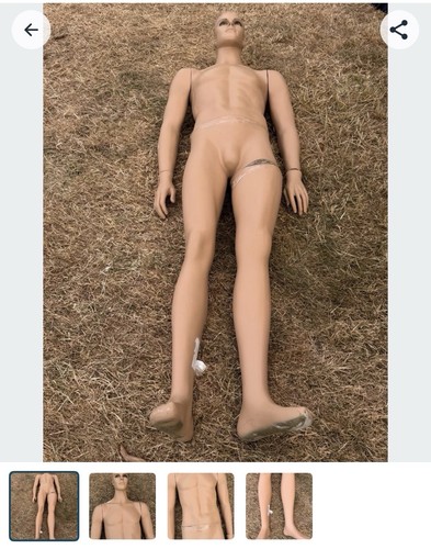 Vintage male mannequin - vintage, full