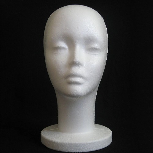 Polystyrene foam head dummy - foam,