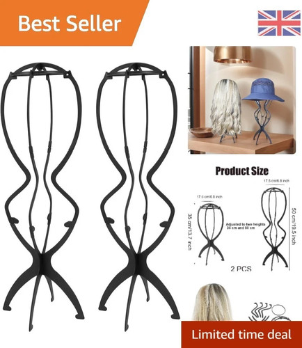 Adjustable wig stands 2 - adjustable,