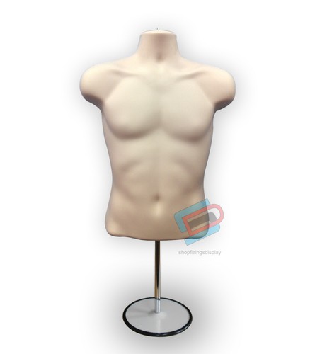 Male mannequin display half - male,