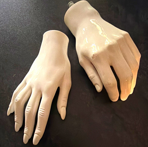 Glossy white realistic adult - glossy,