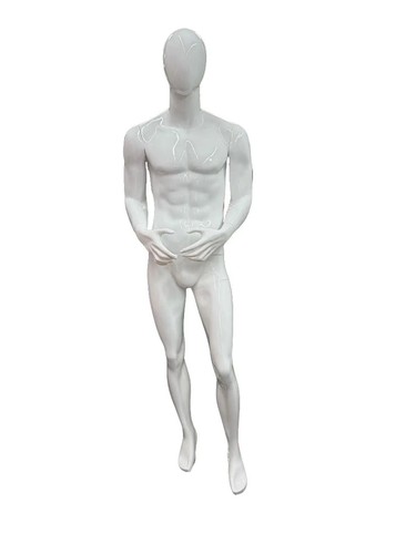 Male white fiberglass athletic - male,