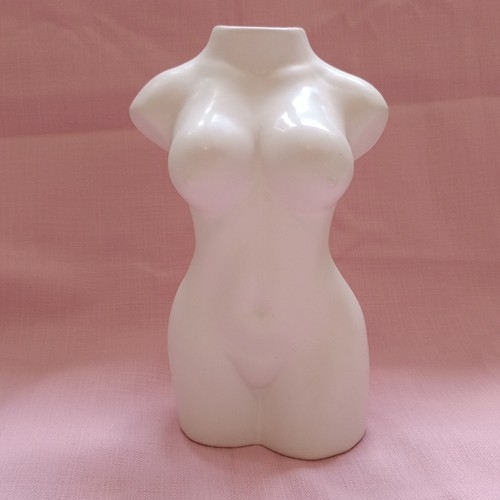 Female torso ceramic vase - female, 24