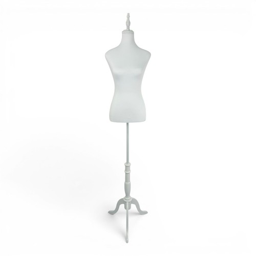 White female mannequin torso - white,