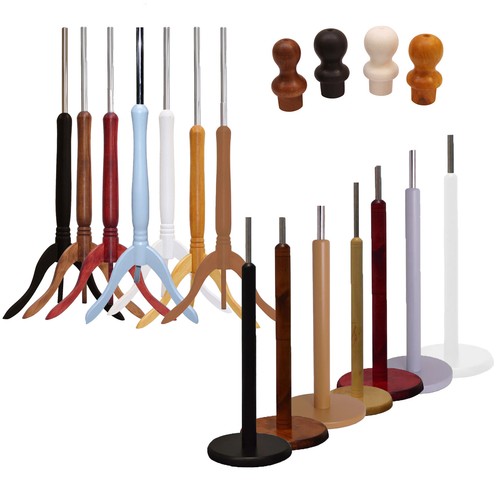 Spare wooden stand - wooden, ,neck