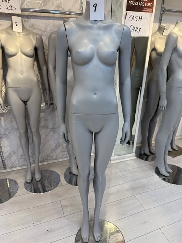 Female grey mannequin size - female,