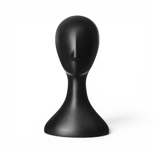 Black plastic female mannequin - black,