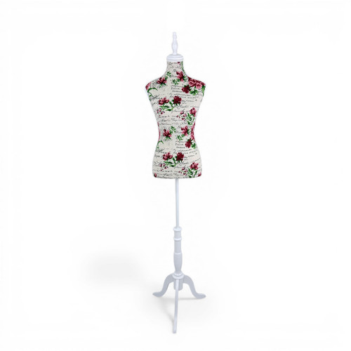 Red floral female mannequin - female,